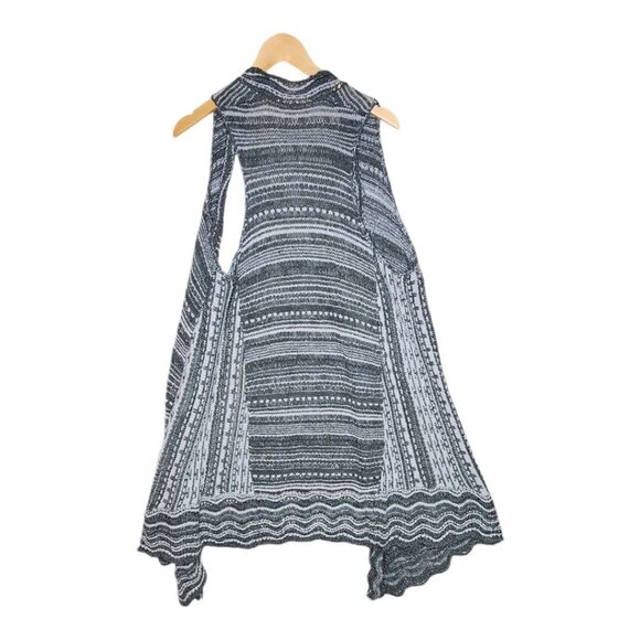 Anthropologie Moth Sleeveless Open Cardigan size M/L Gray - Picture 5 of 7